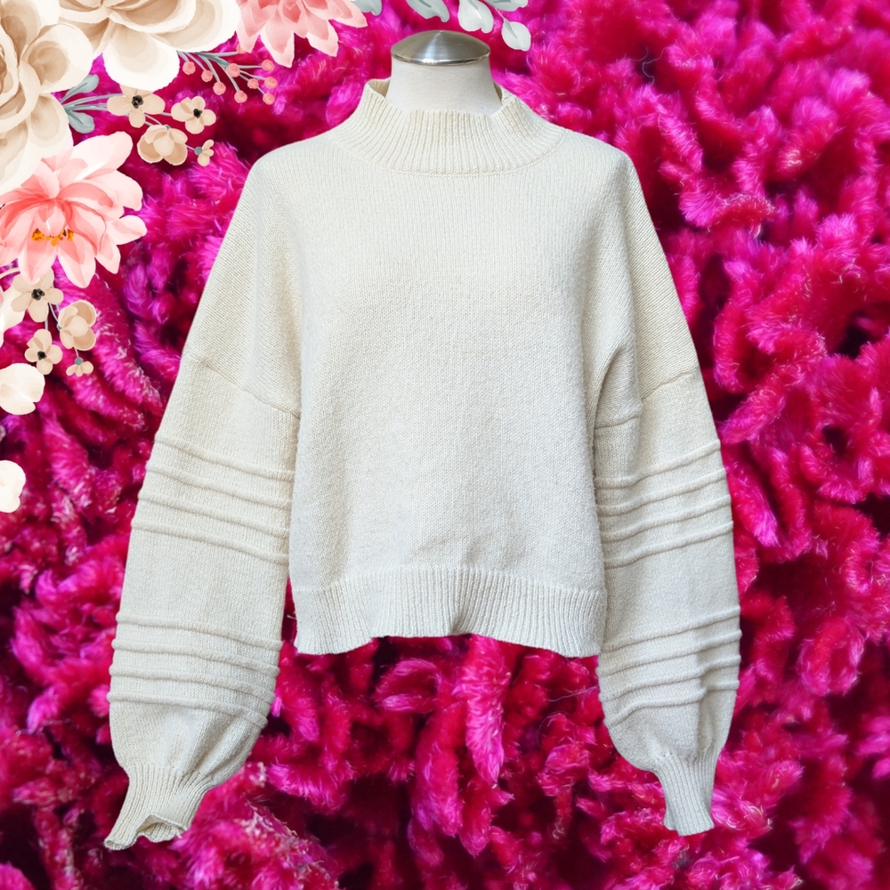New In Cozy Cream Sweater